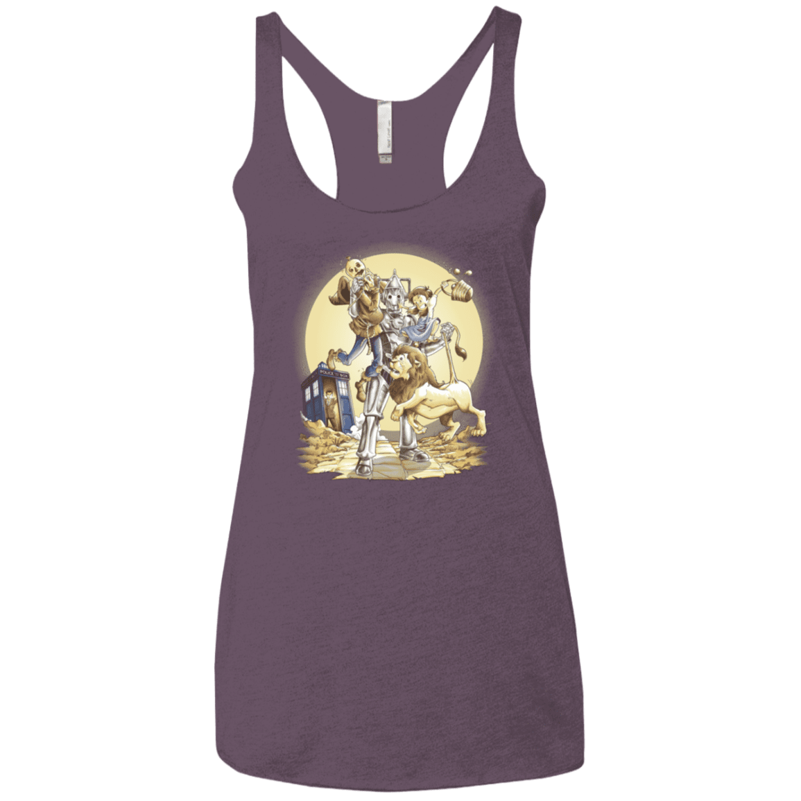 T-Shirts Vintage Purple / X-Small Doctor Oz Women's Triblend Racerback Tank