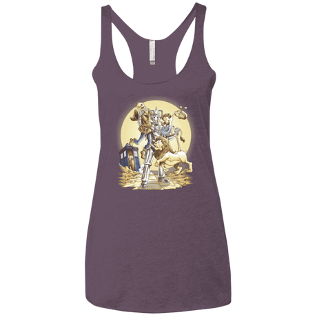 T-Shirts Vintage Purple / X-Small Doctor Oz Women's Triblend Racerback Tank