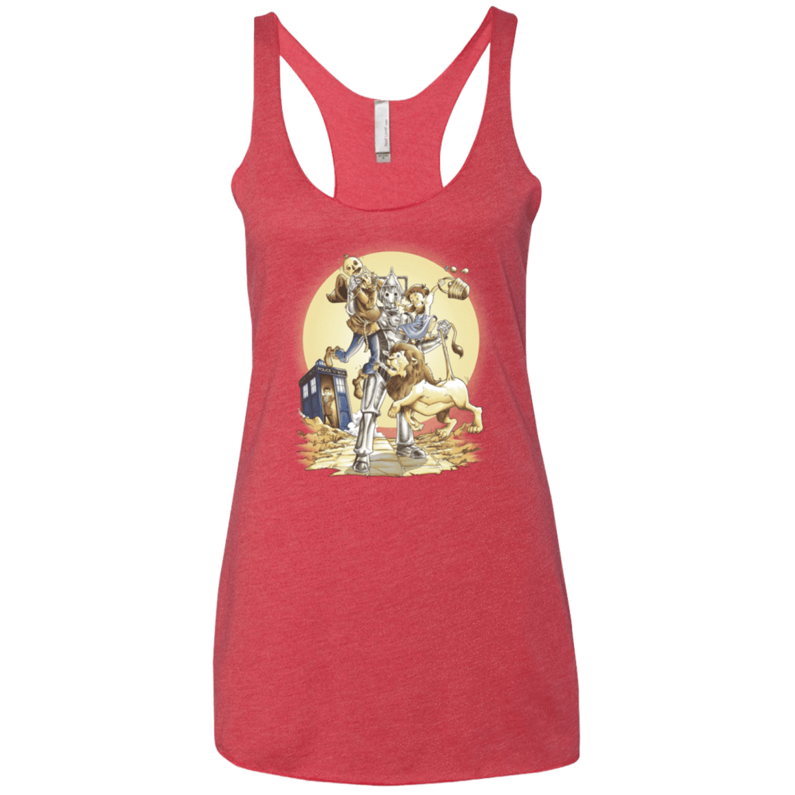 T-Shirts Vintage Red / X-Small Doctor Oz Women's Triblend Racerback Tank