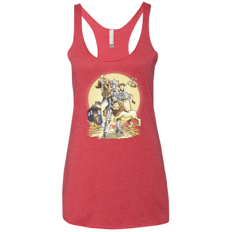 T-Shirts Vintage Red / X-Small Doctor Oz Women's Triblend Racerback Tank