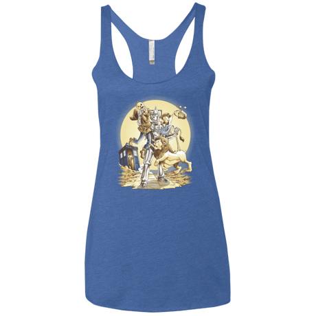 T-Shirts Vintage Royal / X-Small Doctor Oz Women's Triblend Racerback Tank