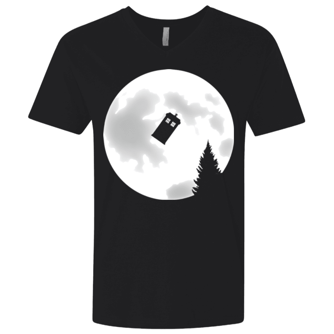 T-Shirts Black / X-Small Doctor Phone Home (2) Men's Premium V-Neck