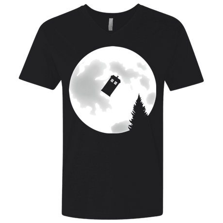 T-Shirts Black / X-Small Doctor Phone Home (2) Men's Premium V-Neck