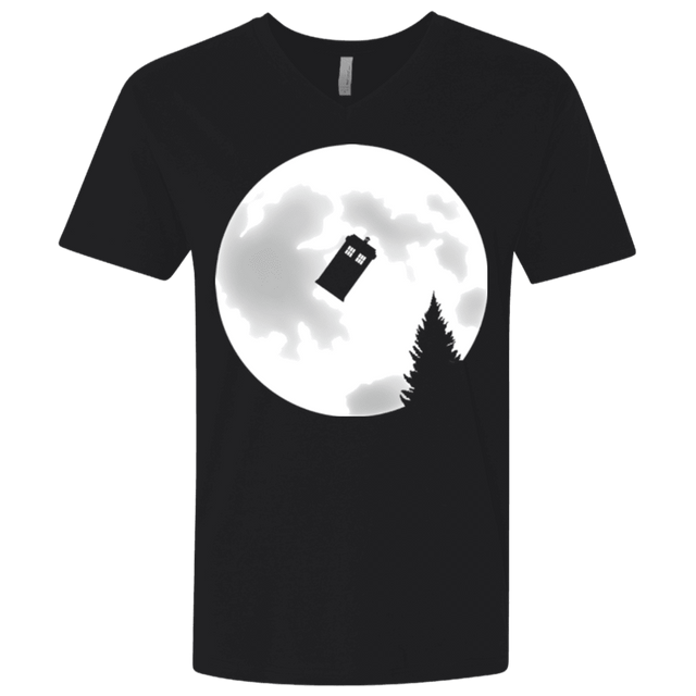 T-Shirts Black / X-Small Doctor Phone Home (2) Men's Premium V-Neck