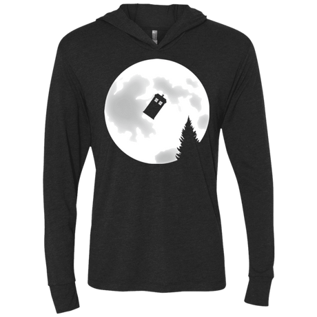 T-Shirts Vintage Black / X-Small Doctor Phone Home (2) Triblend Long Sleeve Hoodie Tee