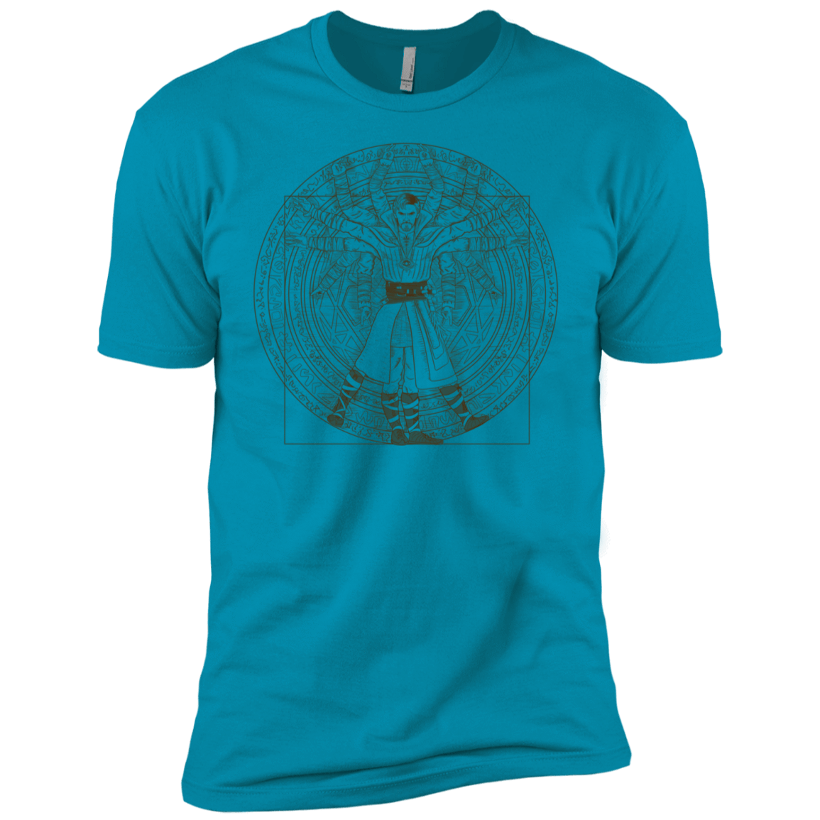 T-Shirts Turquoise / YXS Doctor Stranger Vitruvian Boys Premium T-Shirt