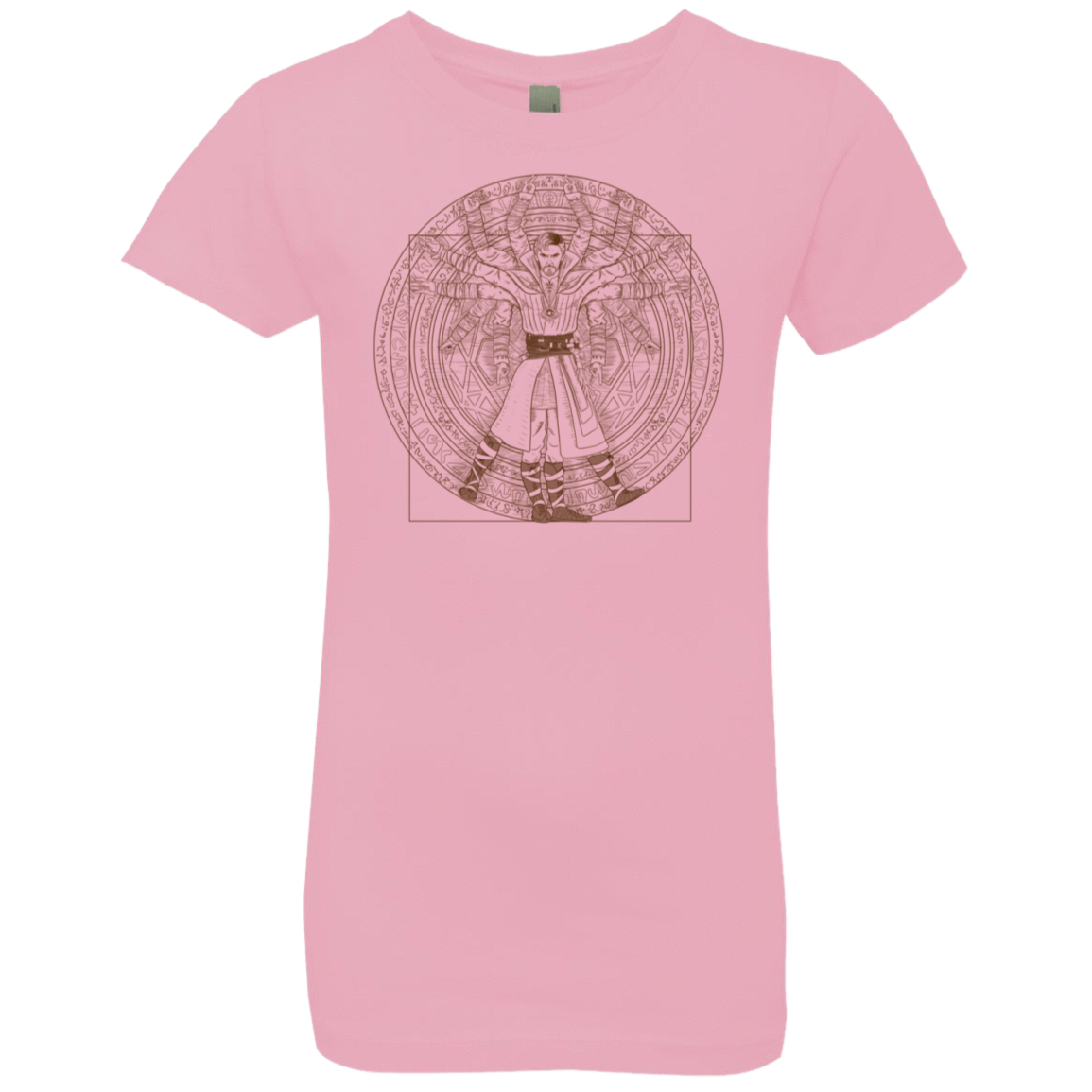 T-Shirts Light Pink / YXS Doctor Stranger Vitruvian Girls Premium T-Shirt
