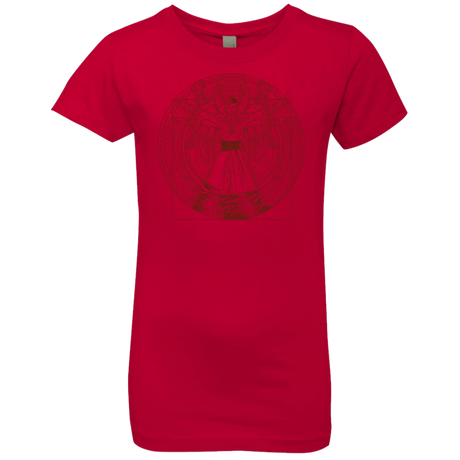 T-Shirts Red / YXS Doctor Stranger Vitruvian Girls Premium T-Shirt