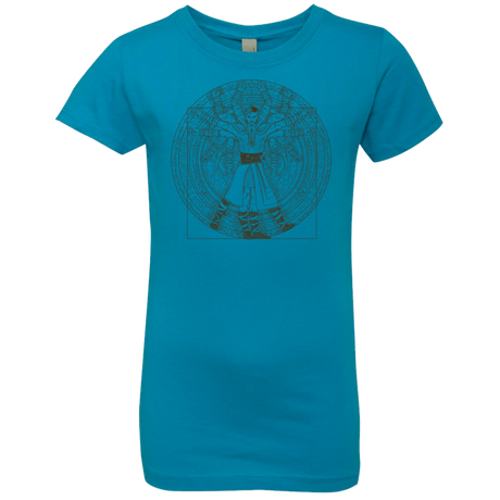 T-Shirts Turquoise / YXS Doctor Stranger Vitruvian Girls Premium T-Shirt