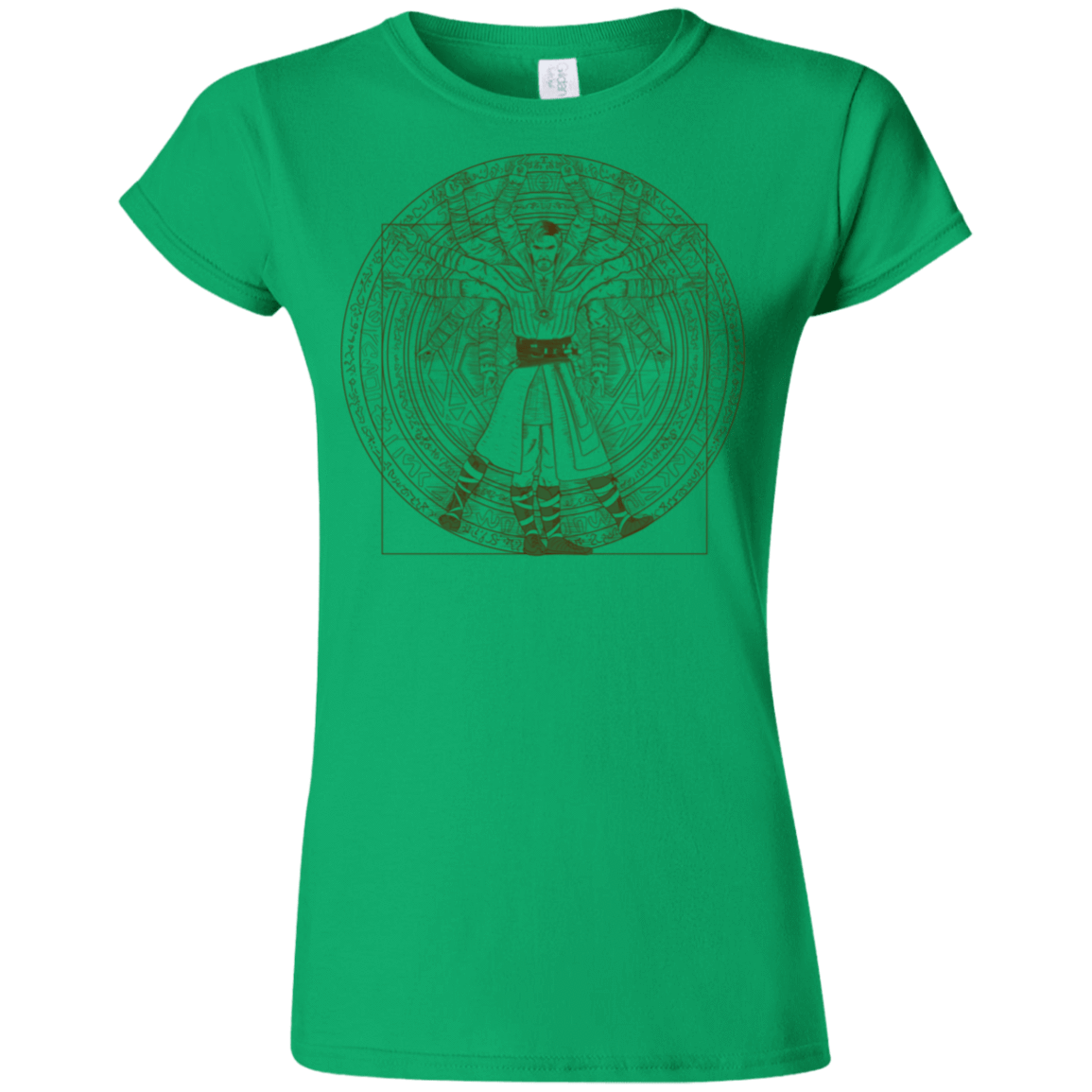 T-Shirts Irish Green / S Doctor Stranger Vitruvian Junior Slimmer-Fit T-Shirt