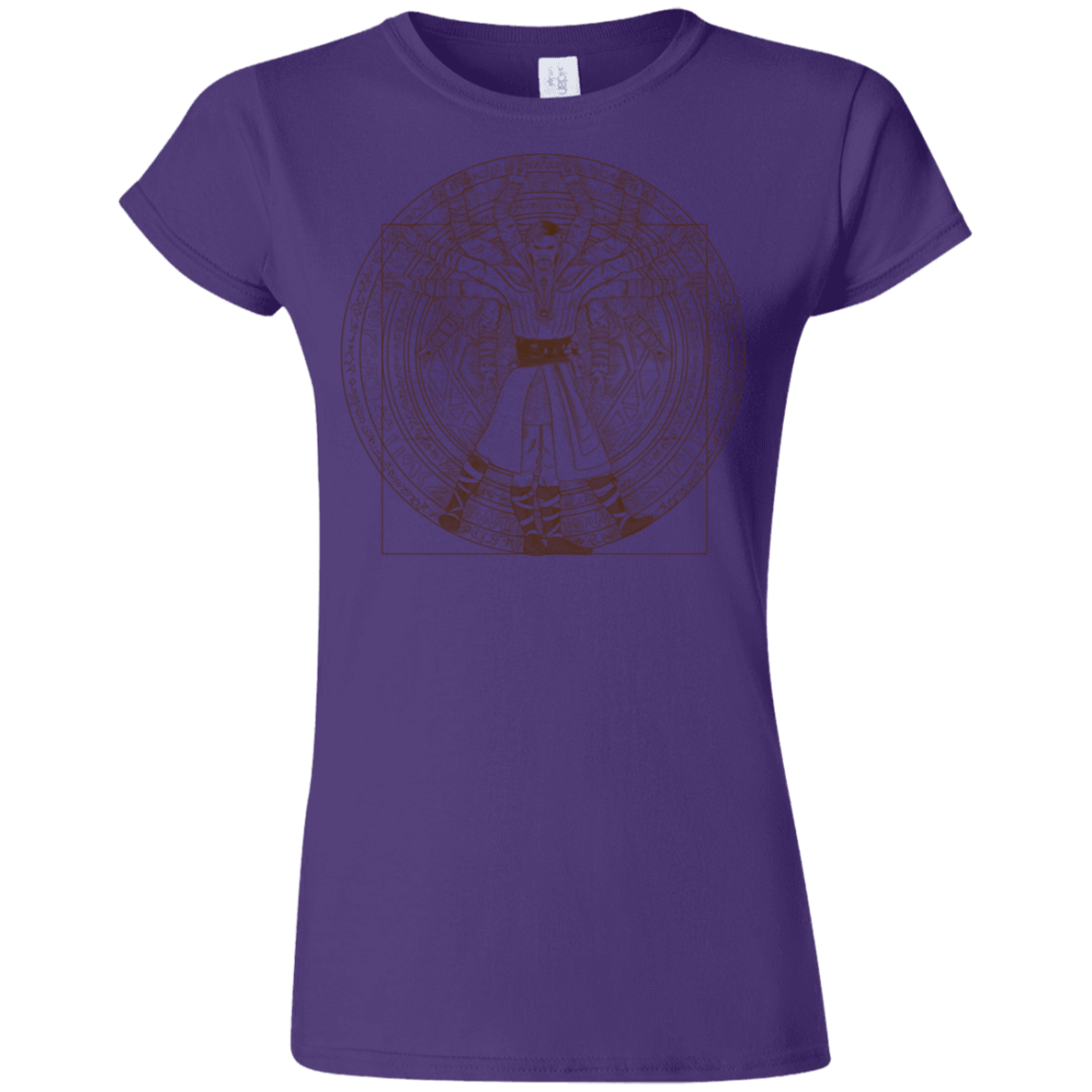 T-Shirts Purple / S Doctor Stranger Vitruvian Junior Slimmer-Fit T-Shirt