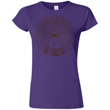 T-Shirts Purple / S Doctor Stranger Vitruvian Junior Slimmer-Fit T-Shirt