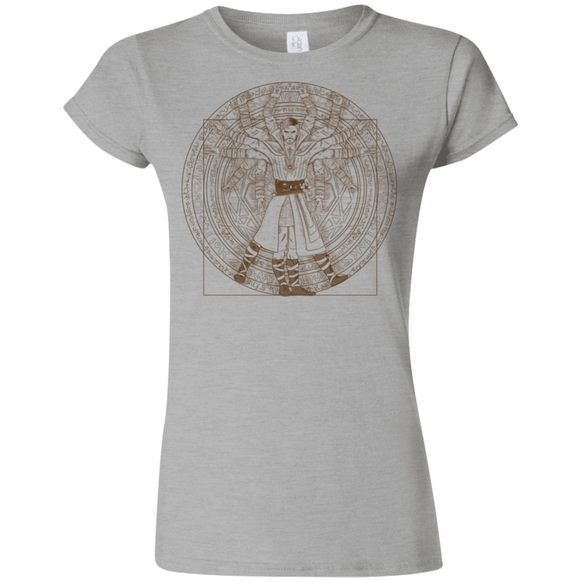 T-Shirts Sport Grey / S Doctor Stranger Vitruvian Junior Slimmer-Fit T-Shirt