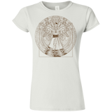 T-Shirts White / S Doctor Stranger Vitruvian Junior Slimmer-Fit T-Shirt