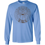 T-Shirts Carolina Blue / S Doctor Stranger Vitruvian Men's Long Sleeve T-Shirt