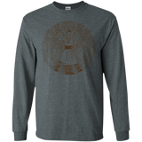 T-Shirts Dark Heather / S Doctor Stranger Vitruvian Men's Long Sleeve T-Shirt