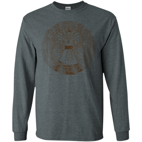 T-Shirts Dark Heather / S Doctor Stranger Vitruvian Men's Long Sleeve T-Shirt