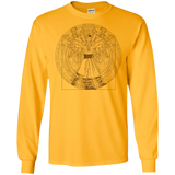 T-Shirts Gold / S Doctor Stranger Vitruvian Men's Long Sleeve T-Shirt