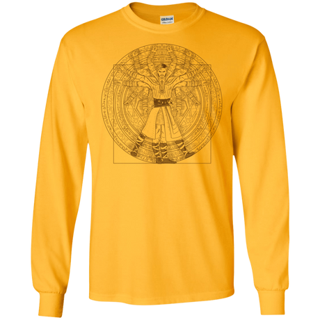 T-Shirts Gold / S Doctor Stranger Vitruvian Men's Long Sleeve T-Shirt