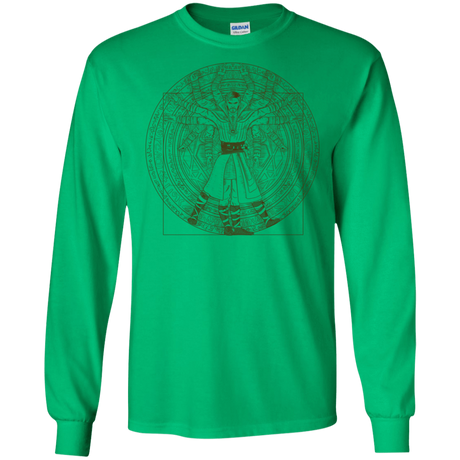 T-Shirts Irish Green / S Doctor Stranger Vitruvian Men's Long Sleeve T-Shirt