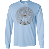 T-Shirts Light Blue / S Doctor Stranger Vitruvian Men's Long Sleeve T-Shirt