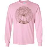 T-Shirts Light Pink / S Doctor Stranger Vitruvian Men's Long Sleeve T-Shirt