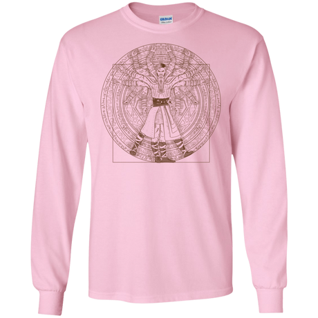 T-Shirts Light Pink / S Doctor Stranger Vitruvian Men's Long Sleeve T-Shirt