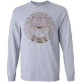 T-Shirts Sport Grey / S Doctor Stranger Vitruvian Men's Long Sleeve T-Shirt