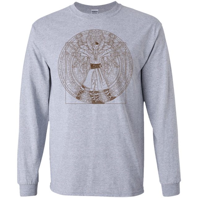 T-Shirts Sport Grey / S Doctor Stranger Vitruvian Men's Long Sleeve T-Shirt