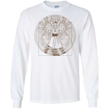 T-Shirts White / S Doctor Stranger Vitruvian Men's Long Sleeve T-Shirt