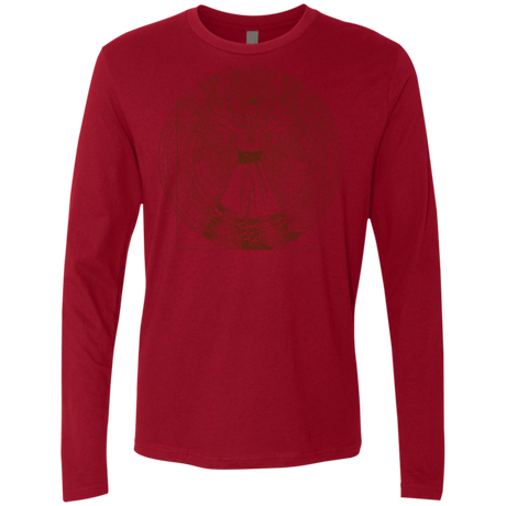 T-Shirts Cardinal / S Doctor Stranger Vitruvian Men's Premium Long Sleeve