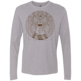 T-Shirts Heather Grey / S Doctor Stranger Vitruvian Men's Premium Long Sleeve