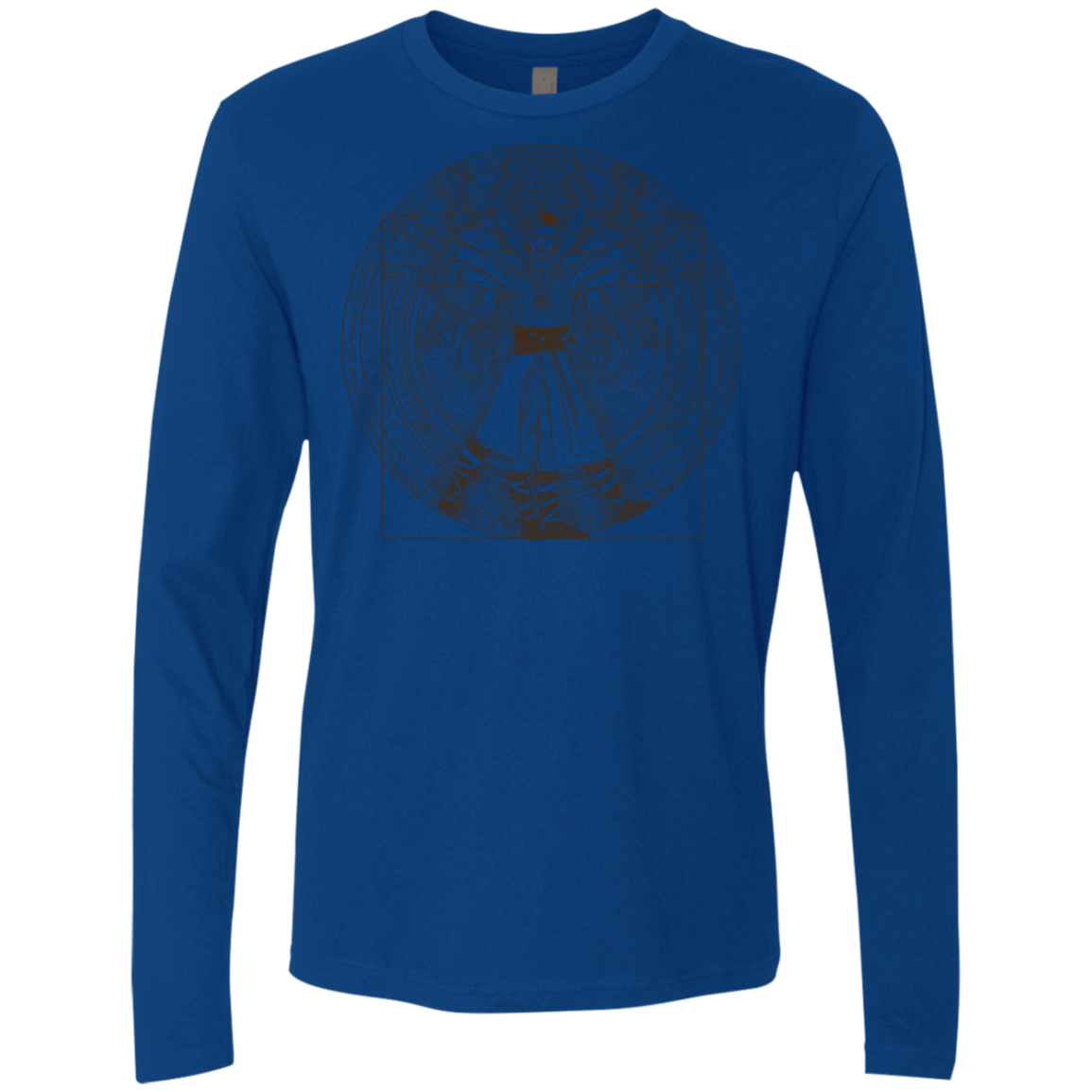 T-Shirts Royal / S Doctor Stranger Vitruvian Men's Premium Long Sleeve