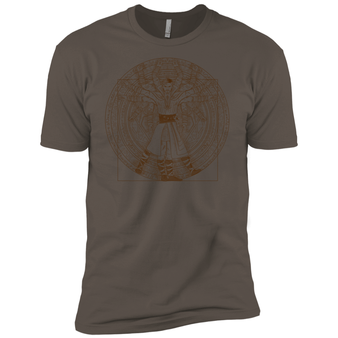 T-Shirts Warm Grey / X-Small Doctor Stranger Vitruvian Men's Premium T-Shirt