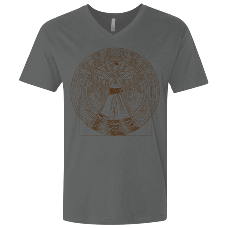 T-Shirts Heavy Metal / X-Small Doctor Stranger Vitruvian Men's Premium V-Neck