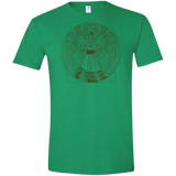 T-Shirts Heather Irish Green / S Doctor Stranger Vitruvian Men's Semi-Fitted Softstyle