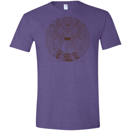 T-Shirts Heather Purple / S Doctor Stranger Vitruvian Men's Semi-Fitted Softstyle