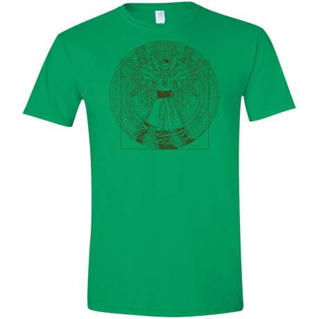 T-Shirts Irish Green / S Doctor Stranger Vitruvian Men's Semi-Fitted Softstyle