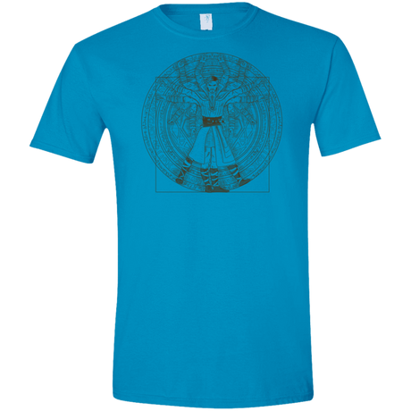 T-Shirts Sapphire / S Doctor Stranger Vitruvian Men's Semi-Fitted Softstyle