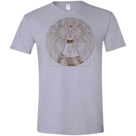 T-Shirts Sport Grey / X-Small Doctor Stranger Vitruvian Men's Semi-Fitted Softstyle