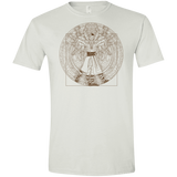 T-Shirts White / X-Small Doctor Stranger Vitruvian Men's Semi-Fitted Softstyle