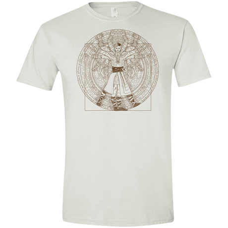 T-Shirts White / X-Small Doctor Stranger Vitruvian Men's Semi-Fitted Softstyle