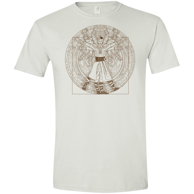 T-Shirts White / X-Small Doctor Stranger Vitruvian Men's Semi-Fitted Softstyle