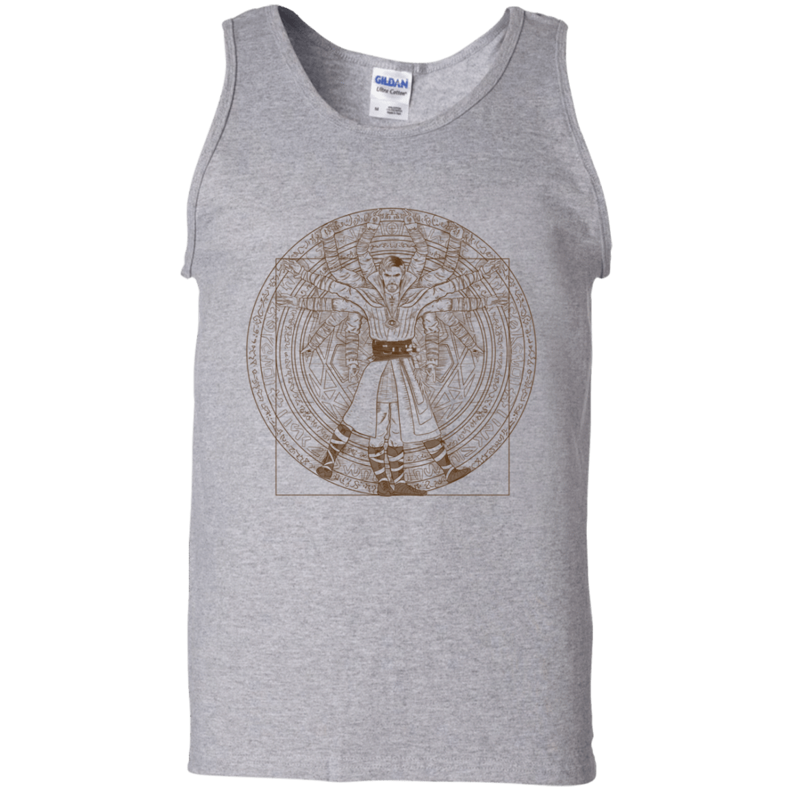 T-Shirts Sport Grey / S Doctor Stranger Vitruvian Men's Tank Top