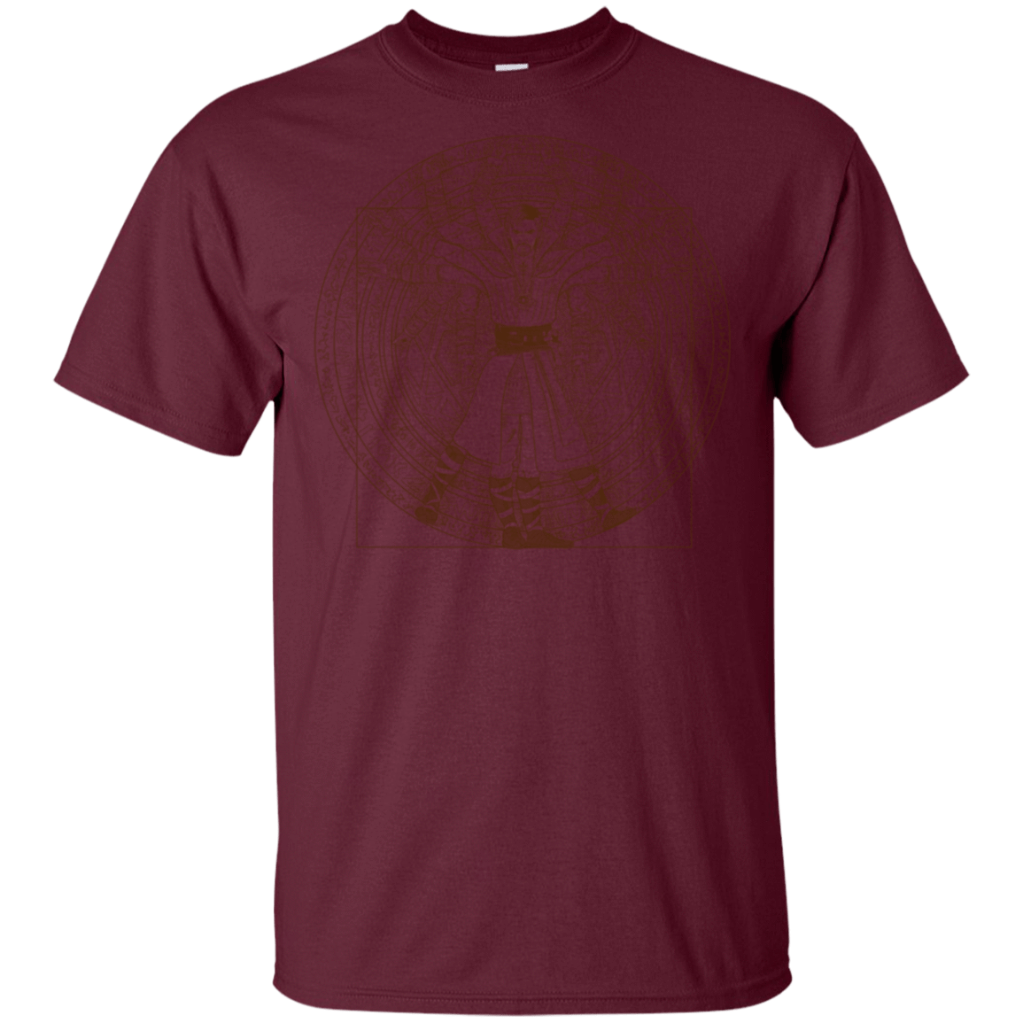 T-Shirts Maroon / S Doctor Stranger Vitruvian T-Shirt