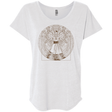 T-Shirts Heather White / X-Small Doctor Stranger Vitruvian Triblend Dolman Sleeve