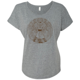 T-Shirts Premium Heather / X-Small Doctor Stranger Vitruvian Triblend Dolman Sleeve