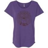 T-Shirts Purple Rush / X-Small Doctor Stranger Vitruvian Triblend Dolman Sleeve