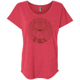 T-Shirts Vintage Red / X-Small Doctor Stranger Vitruvian Triblend Dolman Sleeve