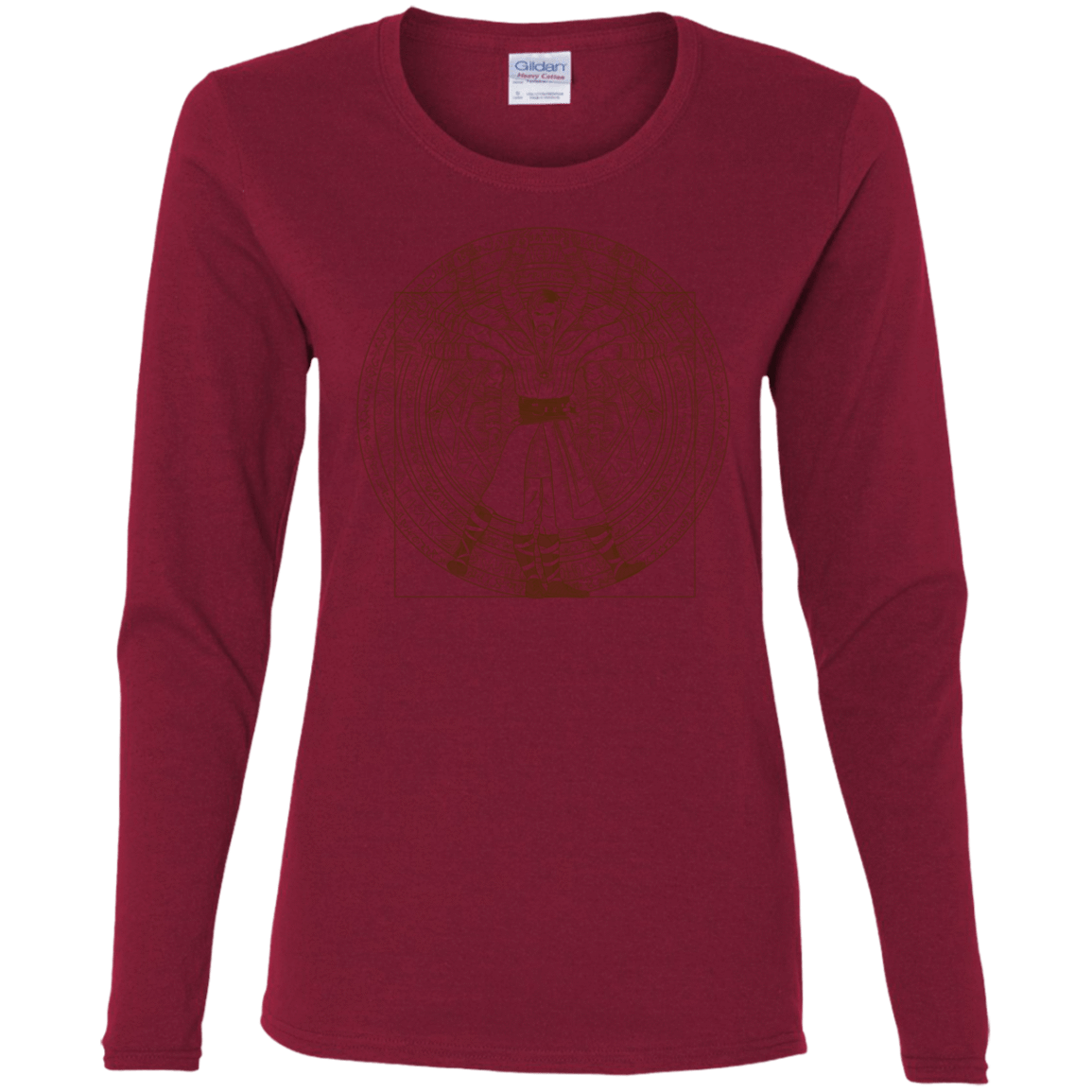 T-Shirts Cardinal / S Doctor Stranger Vitruvian Women's Long Sleeve T-Shirt